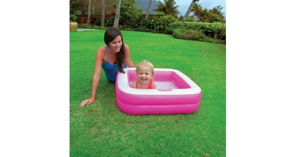 Nafukovací dětský bazén - růžový